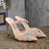 Journee Collection Comfort Foam High Heel Pointed Toe Pumps Nude Light Pink 9M