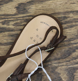 A New Day Womens Twiggy Multi Buckle Mini Heel Flats 94303758 Brown 7.5M