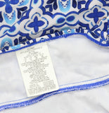 Swim Solutions High-Low Double-Tier One-Piece Swimsuit Amalfi Coast Blue Multi 8