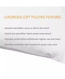 C & C California Premium Fill Bed Pillow White Standard