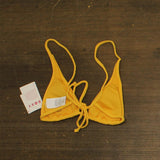 Roxy Haleiwa Built Swim Bikini Top Juniors 19810860313 Golden Rod Gold S