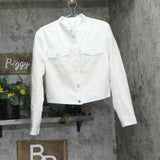 Guess Womens Elsie Tweed Mix Denim Jacket W5GL23WH610-F0ED White Tweed Combo XL