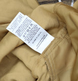 DKNY Womens High-Rise Side Pocket Sueded Canvas Pants UE5P8047 Whiskey Brown 8