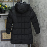 Calvin Klein Womens Faux-Fur-Lined Midi Puffer Coat Black S