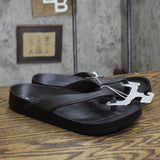 Shade & Shore Womens Traci Footbed Sandals 89258298 Black 8M