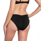 Shade & Shore Womens Ruffle Cheeky Bikini Bottom 89198816