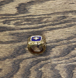 Champs New York Mets Darryl Strawberry Replica Ring Gold / Blue 11.5