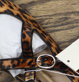 A New Day Velvet Print Flats with Crisscross Buckle Leopard Brown Multi 8.5M