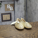 A New Day Womens Sammie Shoes Sequin Flats Ballet 94685483 Gold Yellow 6M