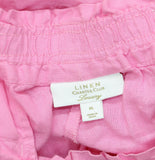 Charter Club Womens Luxury Pull-On Linen Elastic Waist Pants Bubble Bath Pink XL