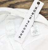Robin Piccone Womens Ava Knot One Piece Swimsuit 221716 White 12
