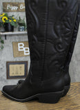 Wild Fable Womens Kenzi Western Boots with Memory Foam Insole Jet Black 11M