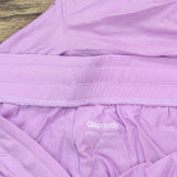 Gap Body Women's Drawstring-Waist Jogger Pajama Pants Purple Orchid XL