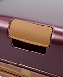 London Fog Check-in Expandable Spinner Suitcase Hard Shell Merlot Red 31.5"