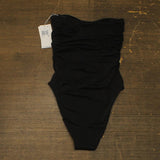 Andie Womens The Pana Classic Eco Nylon One Piece Swimsuit Black XS