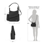Travelon Anti-Theft Classic Messenger Bag 42242-500 Black One Size