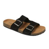 Goodfellow & Co Saul Suede Two Band Sandals 94809737 Black 9