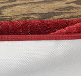 Garland Rug Sheridan Plush Washable Nylon Bath Runner Rug Chili Pepper Red 22x60