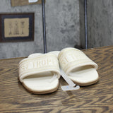 A New Day Womens St Tropez Nat Slide Sandals 89279352 Cream Off White 7