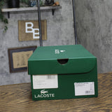 Lacoste Mens Elite Active Lace Up Trail Low Top Sneakers Green / Gray 8.5M