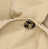 And Now This Womens One Button Blazer Jacket Sand Brown S