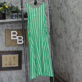 Becca Womens Standard Cabo High-Neck Dress Cover Up Swim Emerald Green L