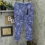 DG2 Womens Reversible Twill Pull On Skinny Jeans 728979 Blue Multi L