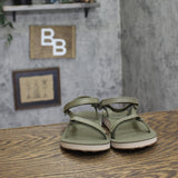 Teva Womens Original Universal Slim Lea Sport Sandal Burnt Olive Green 5M