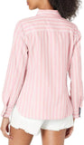 Tommy Hilfiger Womens Striped Roll-Tab Shirt J1KM6530