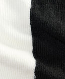 On 34th Brushed Rib Colorblocked Scarf MO9542503 Black / White