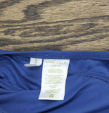 Anne Cole In Color Twist Front Underwire Tankini Swim Top Slate Blue 32DD/34D