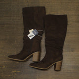 Universal Thread Womens Faux Suede Junie Tall Boots 90975015 Brown 9.5M