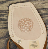 Vince Camuto Womens Cianna Thong Wedge Sandals VC-CIANNA Golden Walnut Brown 7M