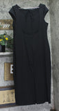 Wild Fable Womens Stretch Tie Back Cap Sleeve Maxi Dress Black 2XL