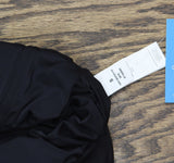 Cupshe Womens Plunge Paneling Cross Tie Back One Piece Swimsuit Black S