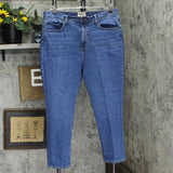 Kirkland Signature Women's High-Rise Straight Leg Jeans 7771739 Blue 16