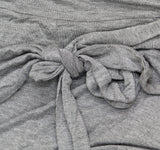 And Now This Scoop Neck Side Tie Wrap Knit Midi Tank Dress Heather Gray L