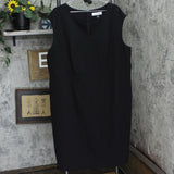 Kasper Womens Plus Size Sleeveless Sheath Dress 1678fa106049b1 Black 22W