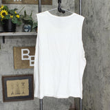 Cj Banks Womens Knit Cotton Sleeveless Shirt Top 166752eecf20ef White 3X