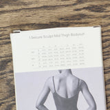 Calvin Klein Womens Shapewear Secure Sculpt Mid-Thigh Bodysuit Cedar Brown S