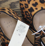A New Day Tasmin Round-Toe Buckle Flats 94568232 Leopard Brown 9.5M