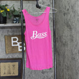 Bass Womens Logo Tank Top GS653M05 Pink S