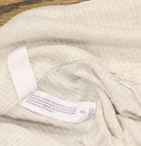 Auden Cozy Ribbed Notch Collar Shirt and Pants Pajama Set Oatmeal Off White 2XL