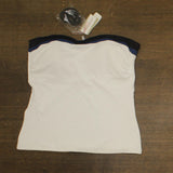 Tommy Bahama Island Cays Colorblock Bandini Swim Top Tankini White / Blue XL