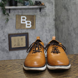 Goodfellow & Co Mens Lace Up Luis Hybrid Oxford Sneakers Cognac Brown 10