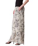 Calvin Klein Womens Printed Pull-On Lined Woven Pants 44B913G Light Gray Print L
