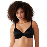 Wacoal Womens Inner Sheen Underwire Bra 855397 Black 36DD