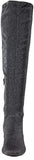 Sugar Ollie Women's Over-the-Knee Dress Boots SGR-OLLIE Black Glitter 7M