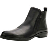 David Tate Womens Leather Cubana Bootie CUBANA-001 Black 9N