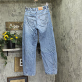 Levi's Womens Cinch Barrel Jeans Denim Zip Fly 94417206 Let Love in Blue 27X31